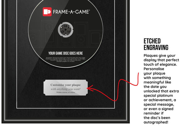 The "I Lost My Case" Range Aluminium Frame (for discs only) - Frame-A-Game