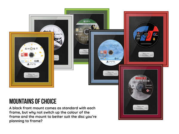 The "I Lost My Case" Range Aluminium Frame (for discs only) - Frame-A-Game