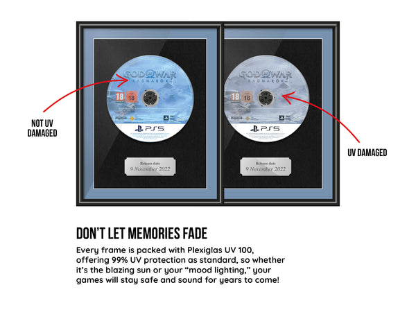 The "I Lost My Case" Range Aluminium Frame (for discs only) - Frame-A-Game