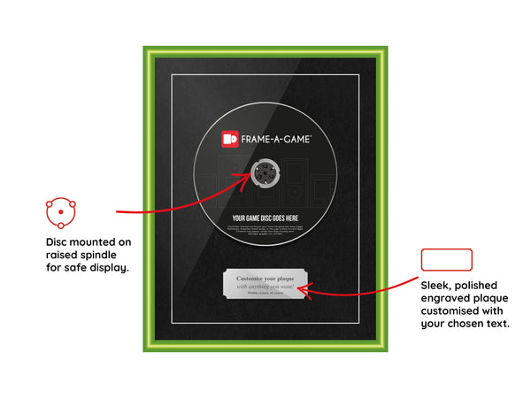 The "I Lost My Case" Range Aluminium Frame (for discs only) - Frame-A-Game