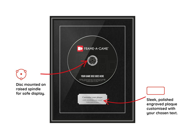 The "I Lost My Case" Range Aluminium Frame (for discs only) - Frame-A-Game