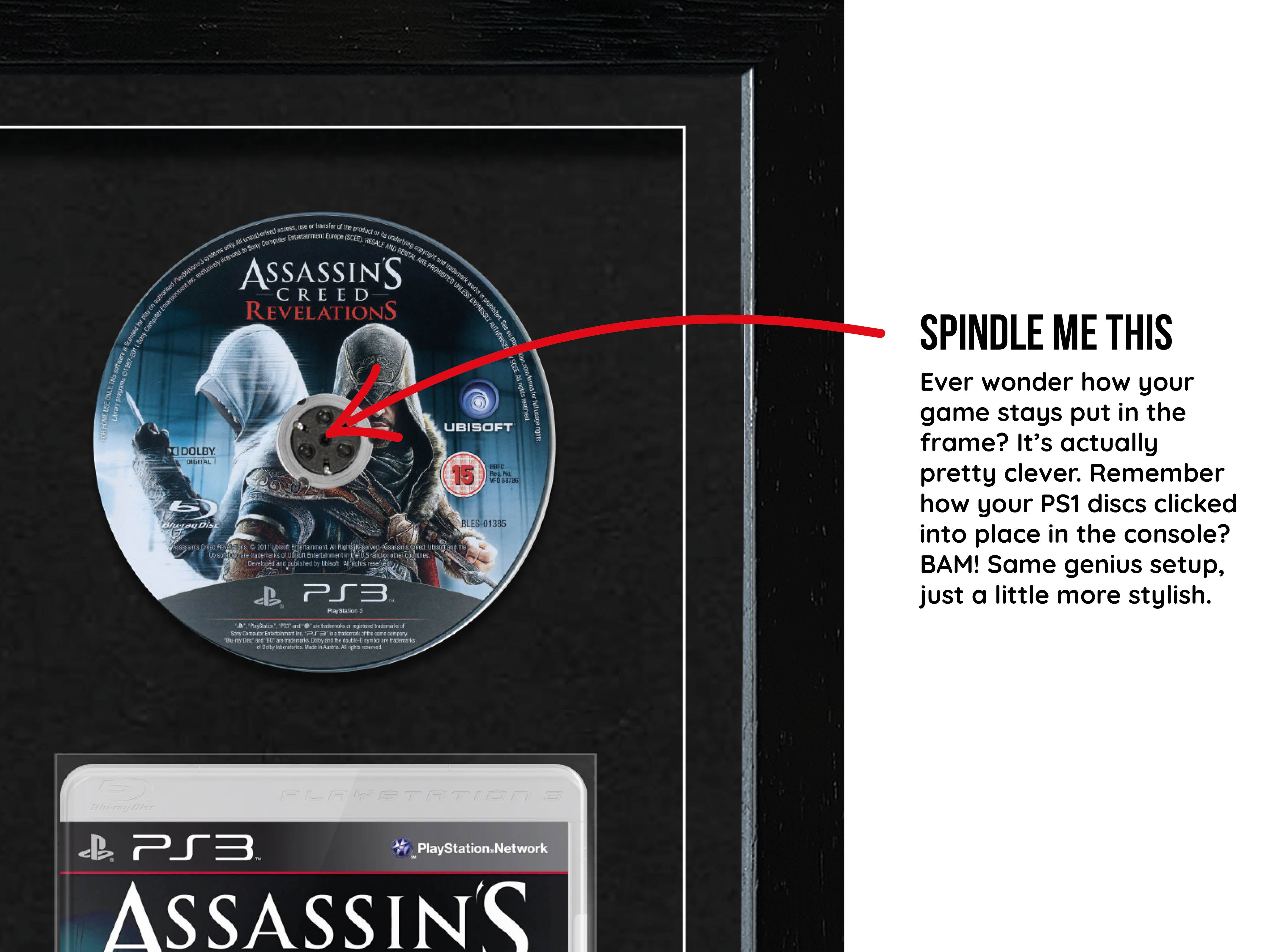 The Assassin's Creed Ezio Trilogy (PS3) Exhibition Range Framed Games - Frame-A-Game