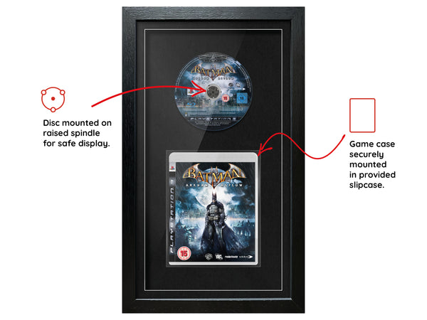 Batman: Arkham Asylum (PS3) Exhibition Range Framed Game - Frame-A-Game