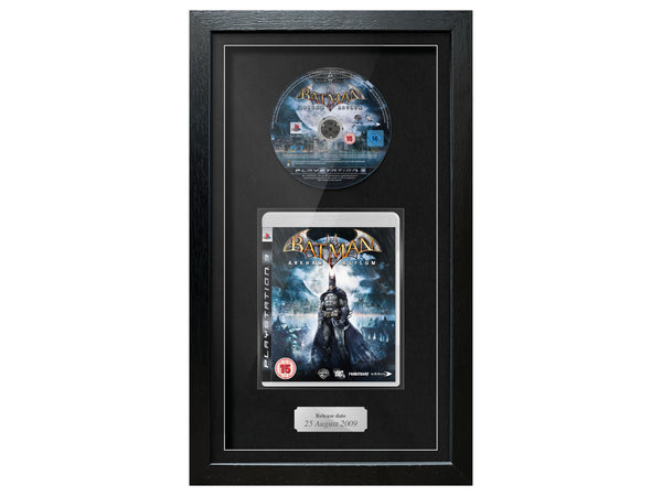 Batman: Arkham Asylum (PS3) Exhibition Range Framed Game - Frame-A-Game