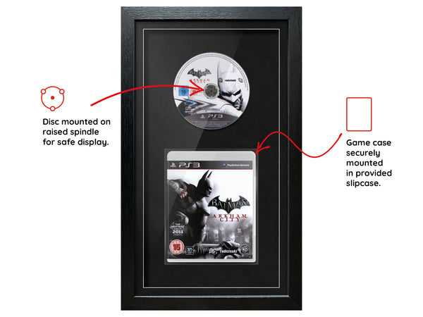 Batman: Arkham City (PS3) Exhibition Range Framed Game - Frame-A-Game