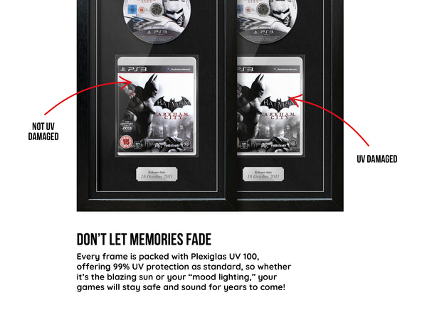 Batman: Arkham City (PS3) Exhibition Range Framed Game - Frame-A-Game