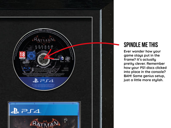 The Batman Arkham Trilogy (PS3/PS4) Exhibition Range Framed Games - Frame-A-Game