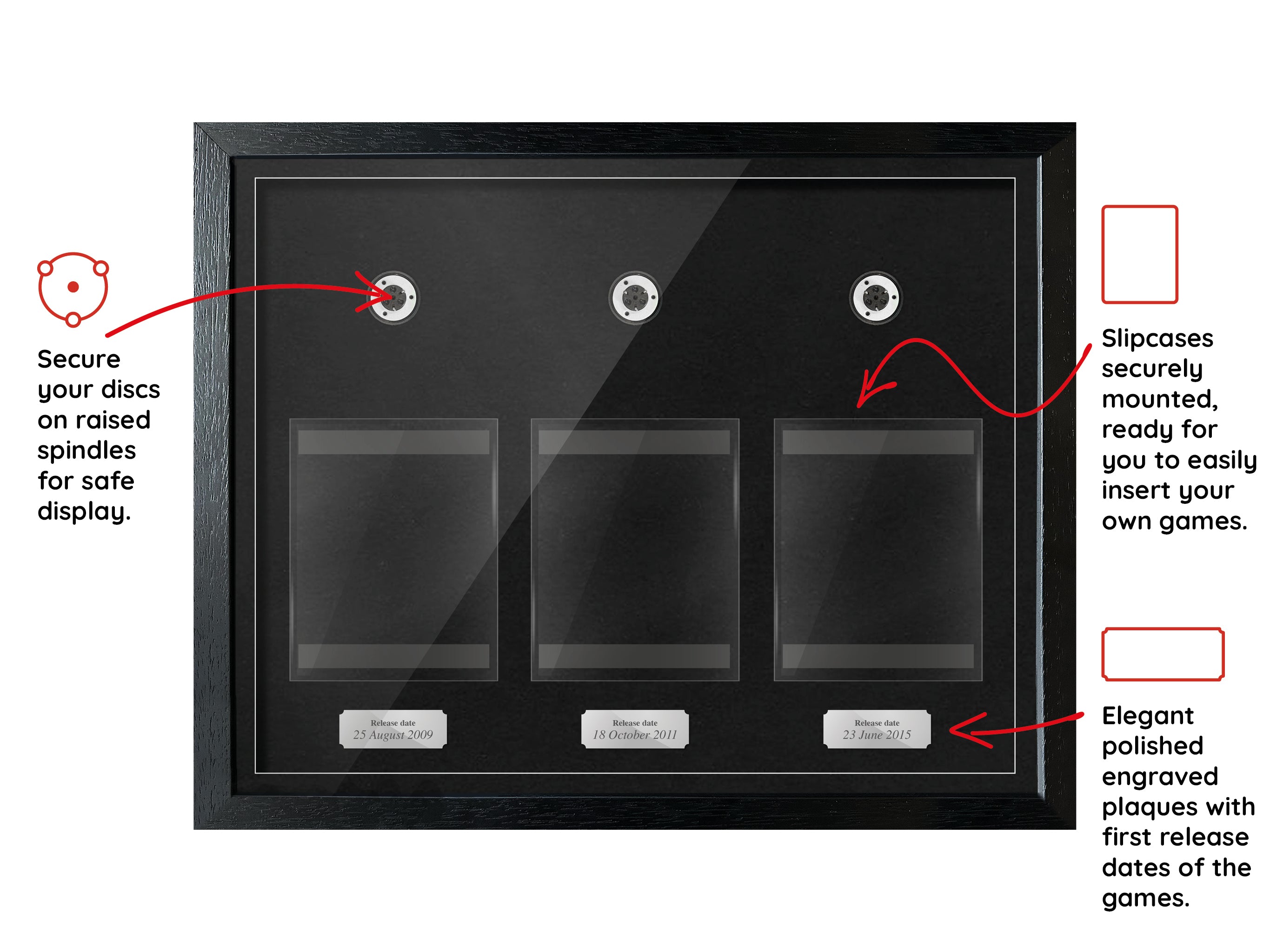 The Batman Arkham Trilogy (PS3/PS4) Exhibition Range Framed Games - Frame-A-Game