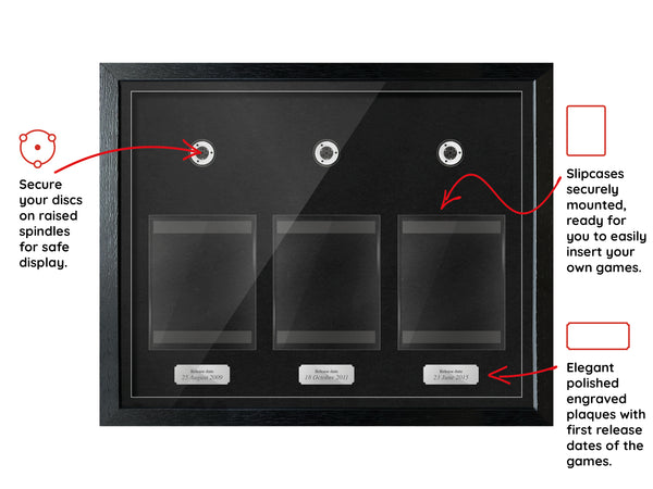 The Batman Arkham Trilogy (PS3/PS4) Exhibition Range Framed Games - Frame-A-Game