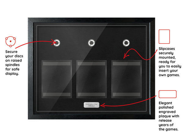 The Batman Arkham Trilogy (PS3/PS4) Exhibition Range Framed Games - Frame-A-Game