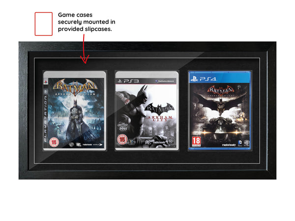 The Batman Arkham Trilogy (PS3/PS4) Exhibition Range Framed Games - Frame-A-Game