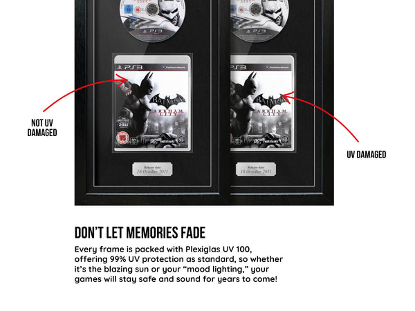The Batman Arkham Trilogy (PS3/PS4) Exhibition Range Framed Games - Frame-A-Game