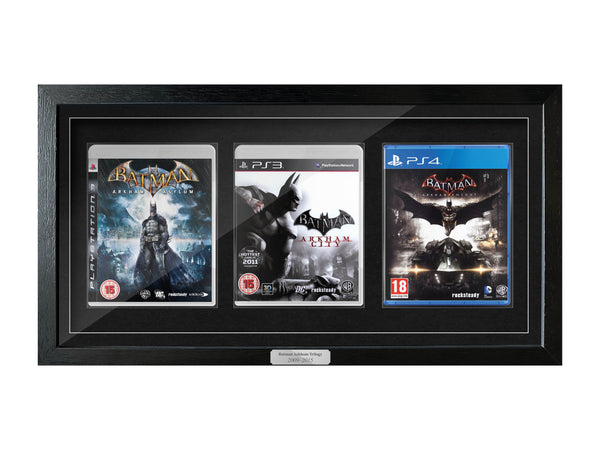 The Batman Arkham Trilogy (PS3/PS4) Exhibition Range Framed Games - Frame-A-Game