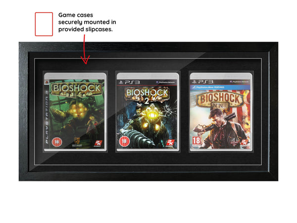 The Bioshock Trilogy (PS3) Exhibition Range Framed Games - Frame-A-Game