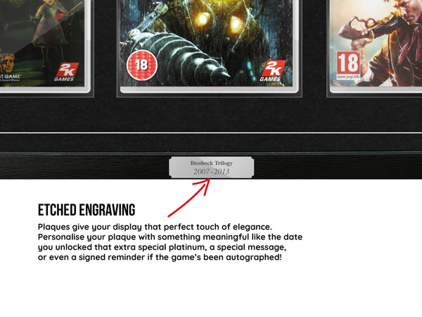 The Bioshock Trilogy (PS3) Exhibition Range Framed Games - Frame-A-Game