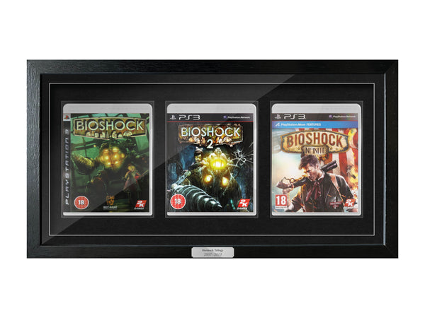 The Bioshock Trilogy (PS3) Exhibition Range Framed Games - Frame-A-Game