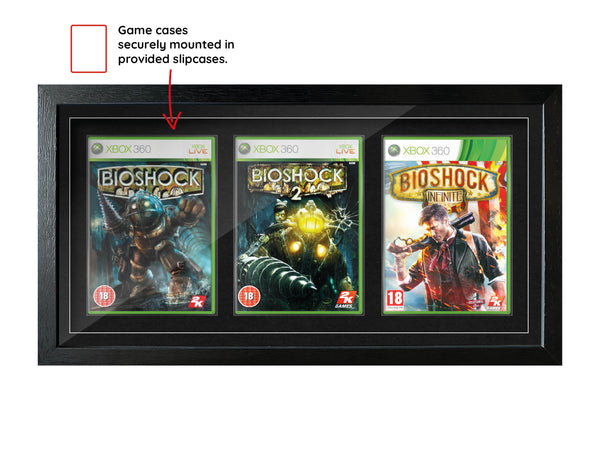 The Bioshock Trilogy (Xbox) Exhibition Range Framed Games - Frame-A-Game