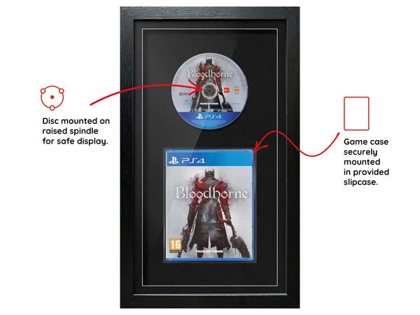 Bloodborne (PS4) Exhibition Range Framed Game - Frame-A-Game