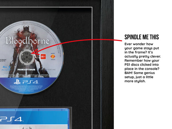 Bloodborne (PS4) Exhibition Range Framed Game - Frame-A-Game