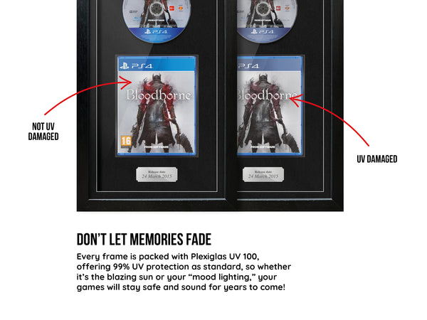 Bloodborne (PS4) Exhibition Range Framed Game - Frame-A-Game