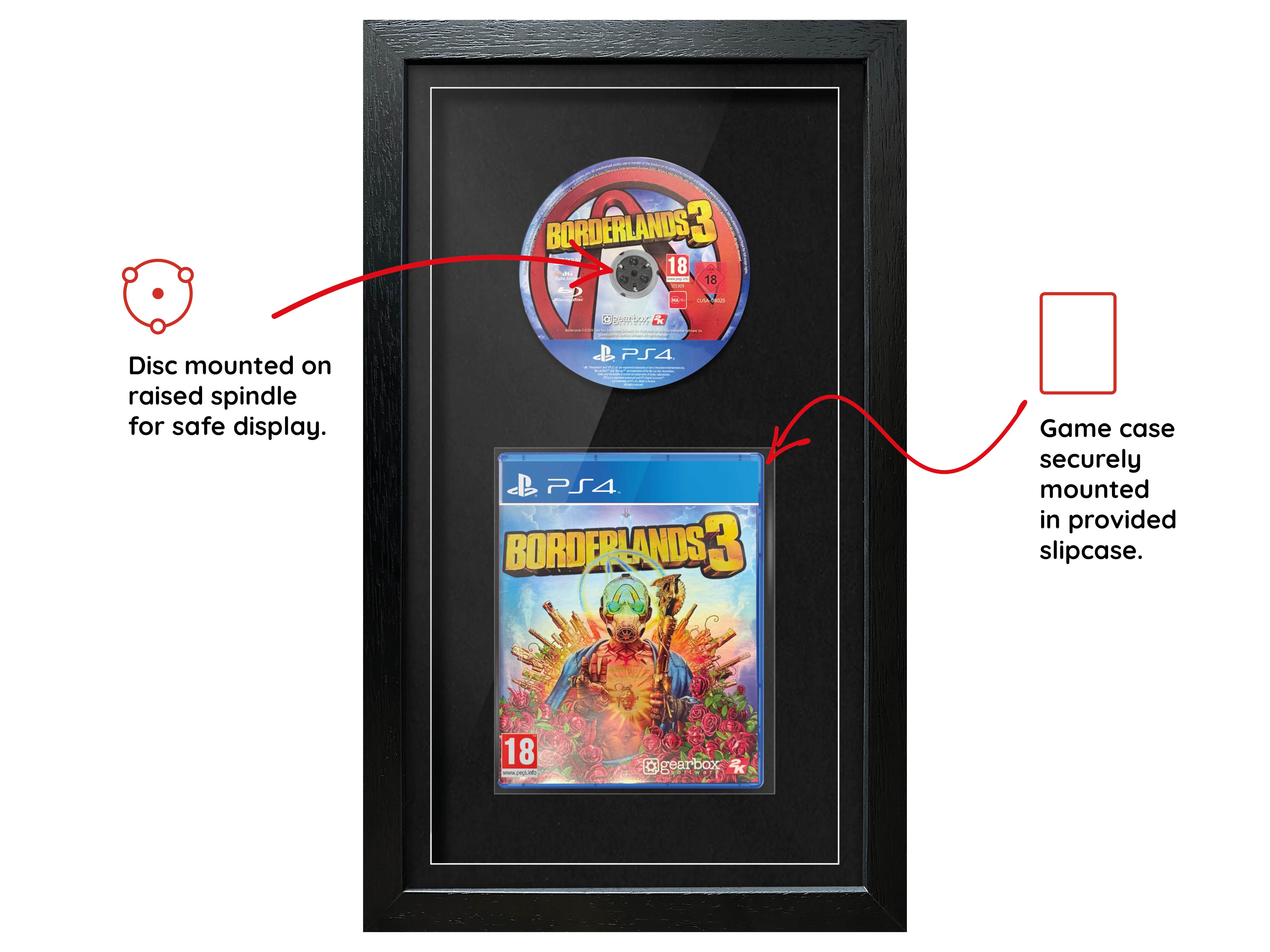 Borderlands 3 (PS4) Exhibition Range Framed Game - Frame-A-Game