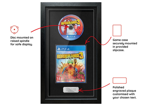 Borderlands 3 (PS4) Exhibition Range Framed Game - Frame-A-Game