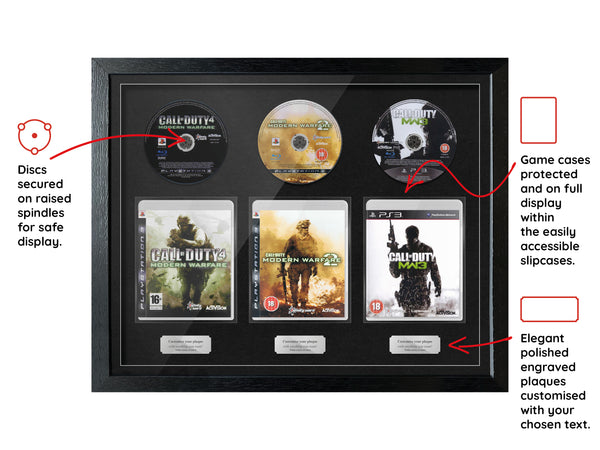 The Modern Warfare Trilogy (PS3) Exhibition Range Framed Games - Frame-A-Game