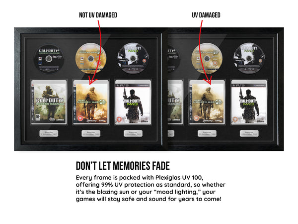 The Modern Warfare Trilogy (PS3) Exhibition Range Framed Games - Frame-A-Game