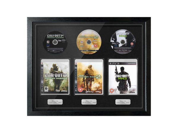 The Modern Warfare Trilogy (PS3) Exhibition Range Framed Games - Frame-A-Game