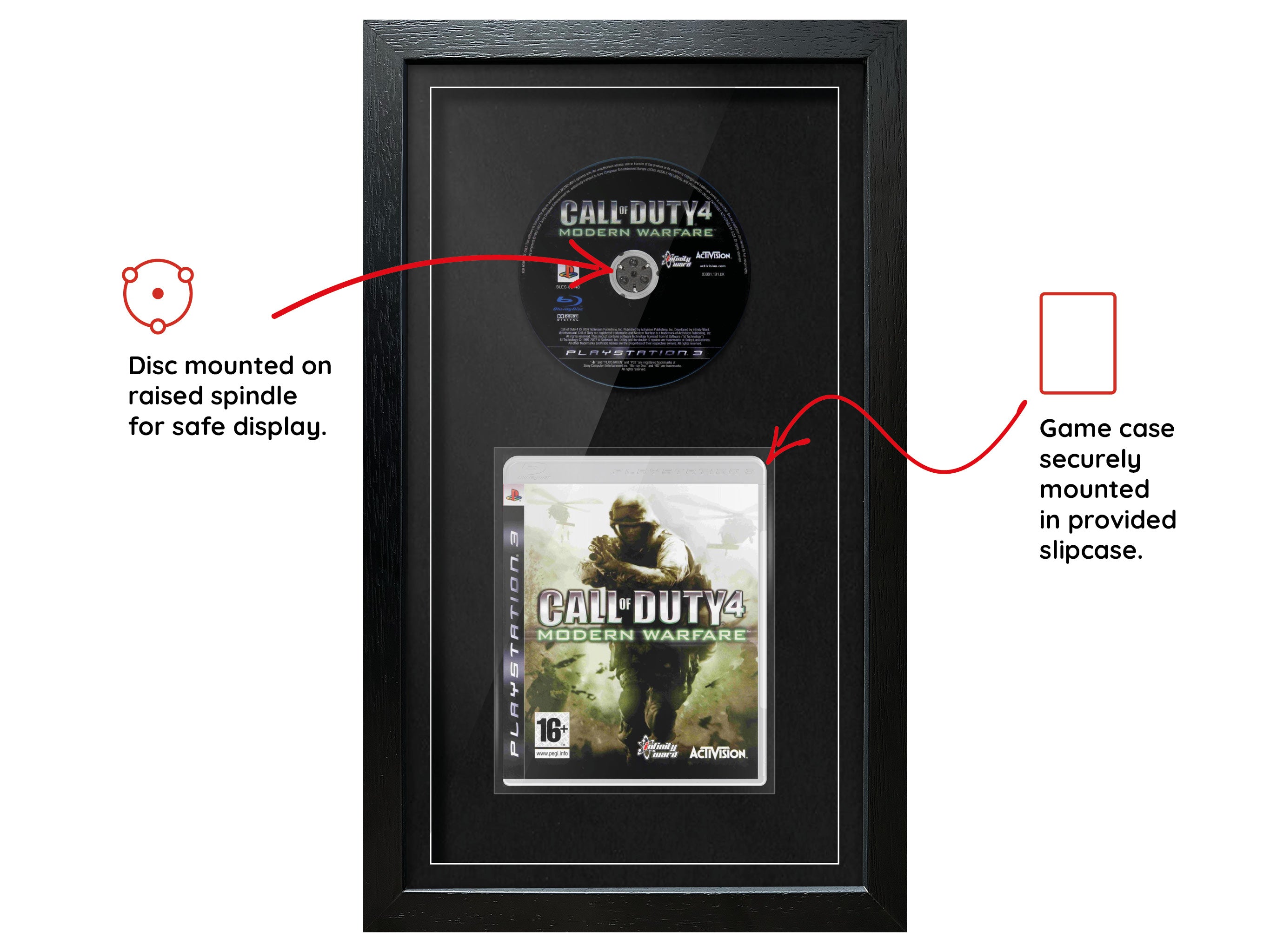 Call of Duty 4: Modern Warfare (PS3) Exhibition Range Framed Game - Frame-A-Game