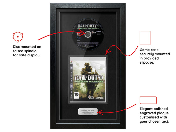 Call of Duty 4: Modern Warfare (PS3) Exhibition Range Framed Game - Frame-A-Game