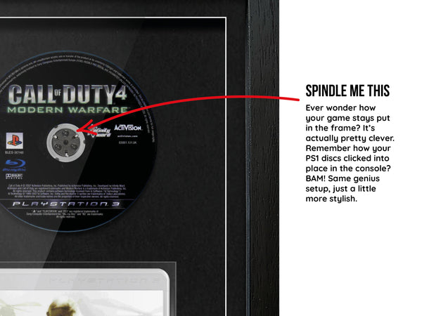 Call of Duty 4: Modern Warfare (PS3) Exhibition Range Framed Game - Frame-A-Game