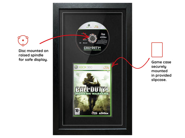 Call of Duty 4: Modern Warfare (Xbox 360) Exhibition Range Framed Game - Frame-A-Game