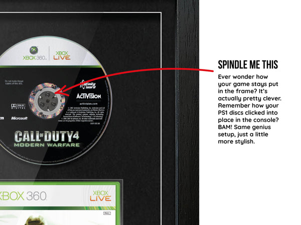 Call of Duty 4: Modern Warfare (Xbox 360) Exhibition Range Framed Game - Frame-A-Game