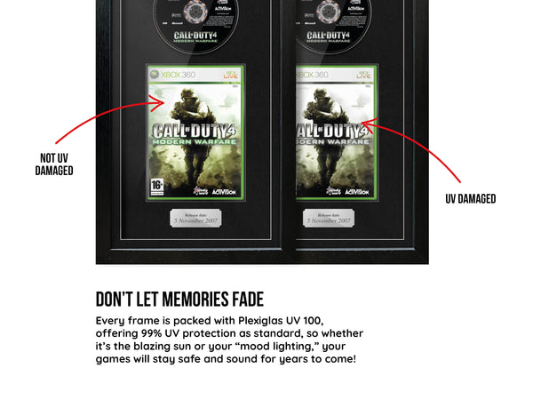 Call of Duty 4: Modern Warfare (Xbox 360) Exhibition Range Framed Game - Frame-A-Game