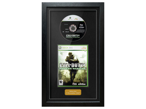 Call of Duty 4 : Modern Warfare (Xbox 360) - Jeu encadré du stand de tir d'exposition 