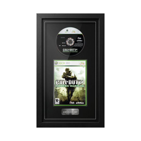Call of Duty 4 : Modern Warfare (Xbox 360) - Jeu encadré du stand de tir d'exposition 