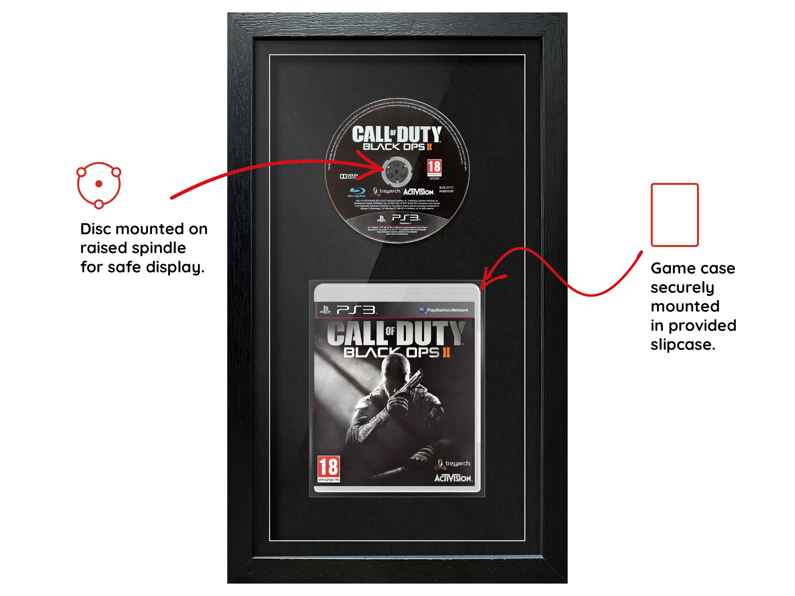Call of Duty: Black Ops II (PS3) Exhibition Range Framed Game - Frame-A-Game