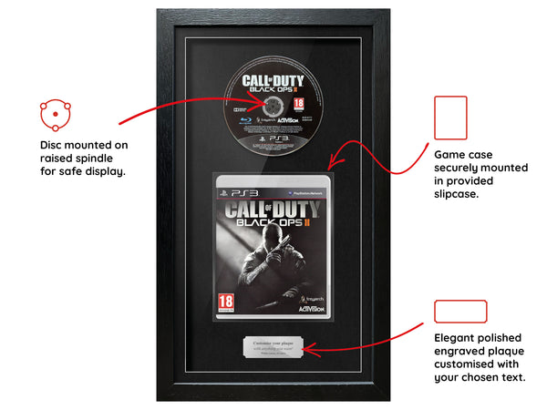 Call of Duty: Black Ops II (PS3) Exhibition Range Framed Game - Frame-A-Game