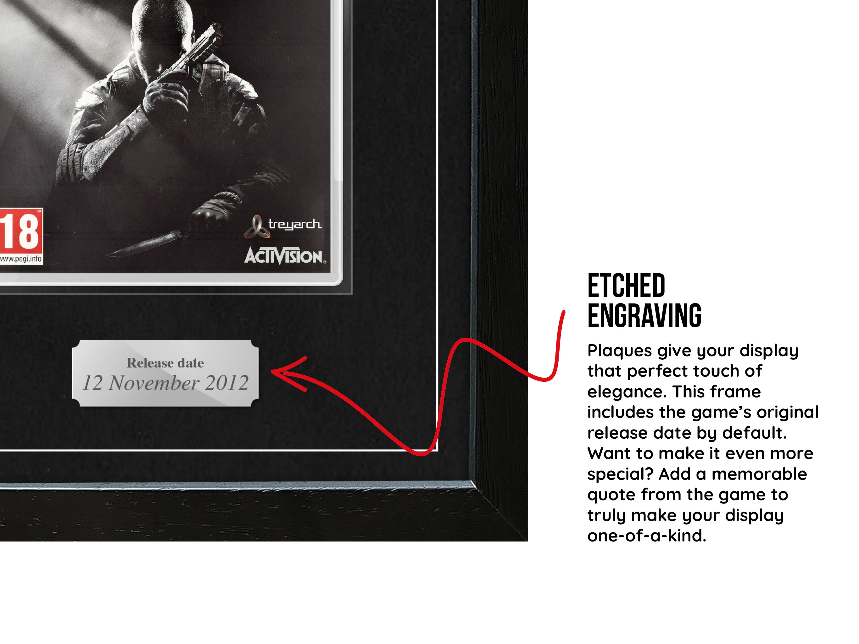 Call of Duty: Black Ops II (PS3) Exhibition Range Framed Game - Frame-A-Game