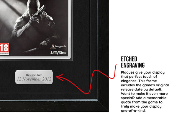 Call of Duty: Black Ops II (PS3) Exhibition Range Framed Game - Frame-A-Game