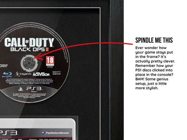 Call of Duty: Black Ops II (PS3) Exhibition Range Framed Game - Frame-A-Game