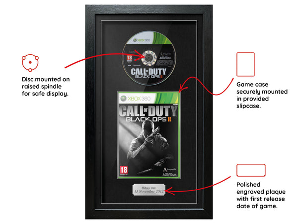 Call of Duty: Black Ops II (Xbox 360) Exhibition Range Framed Game - Frame-A-Game