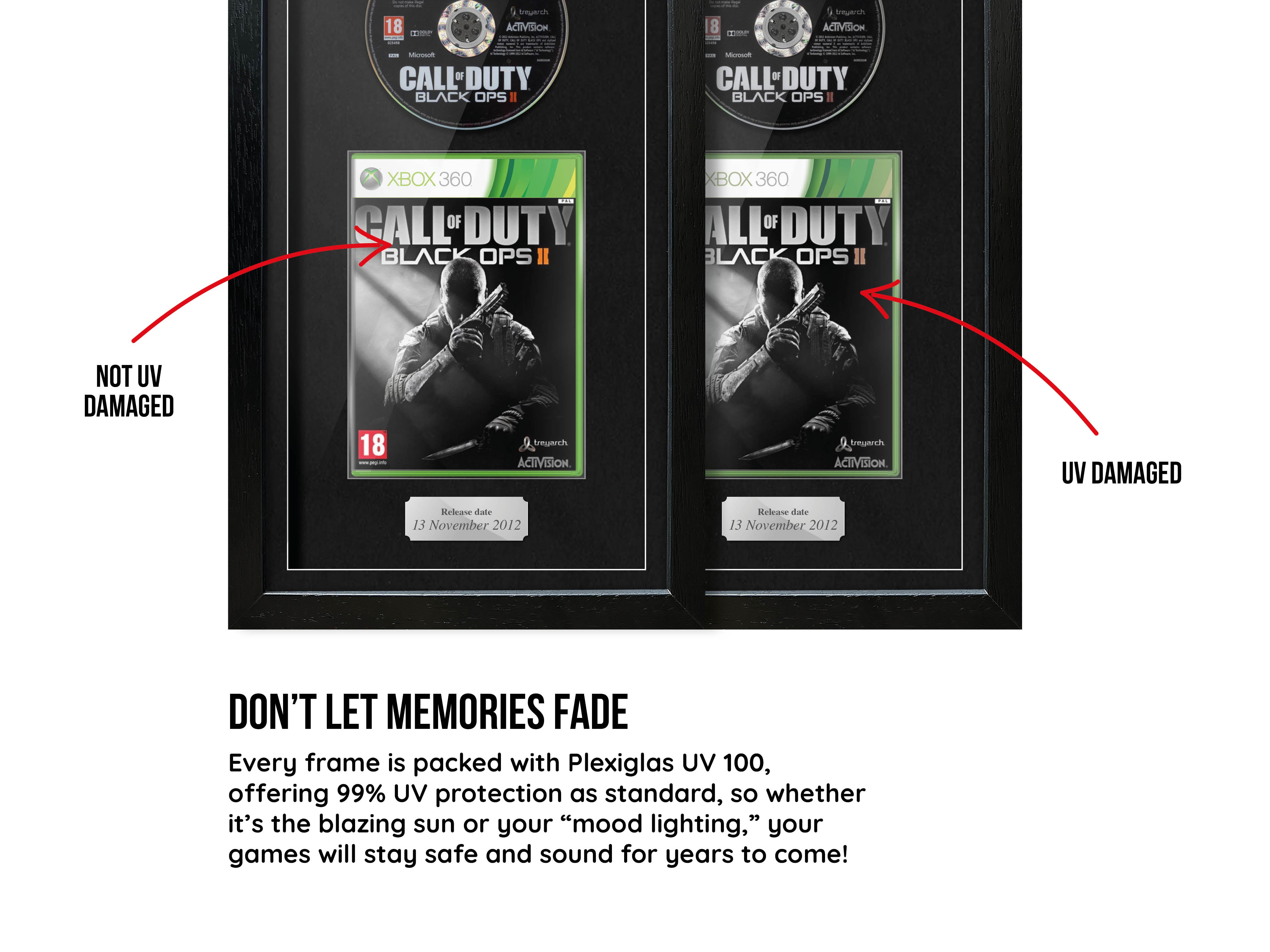 Call of Duty: Black Ops II (Xbox 360) Exhibition Range Framed Game - Frame-A-Game