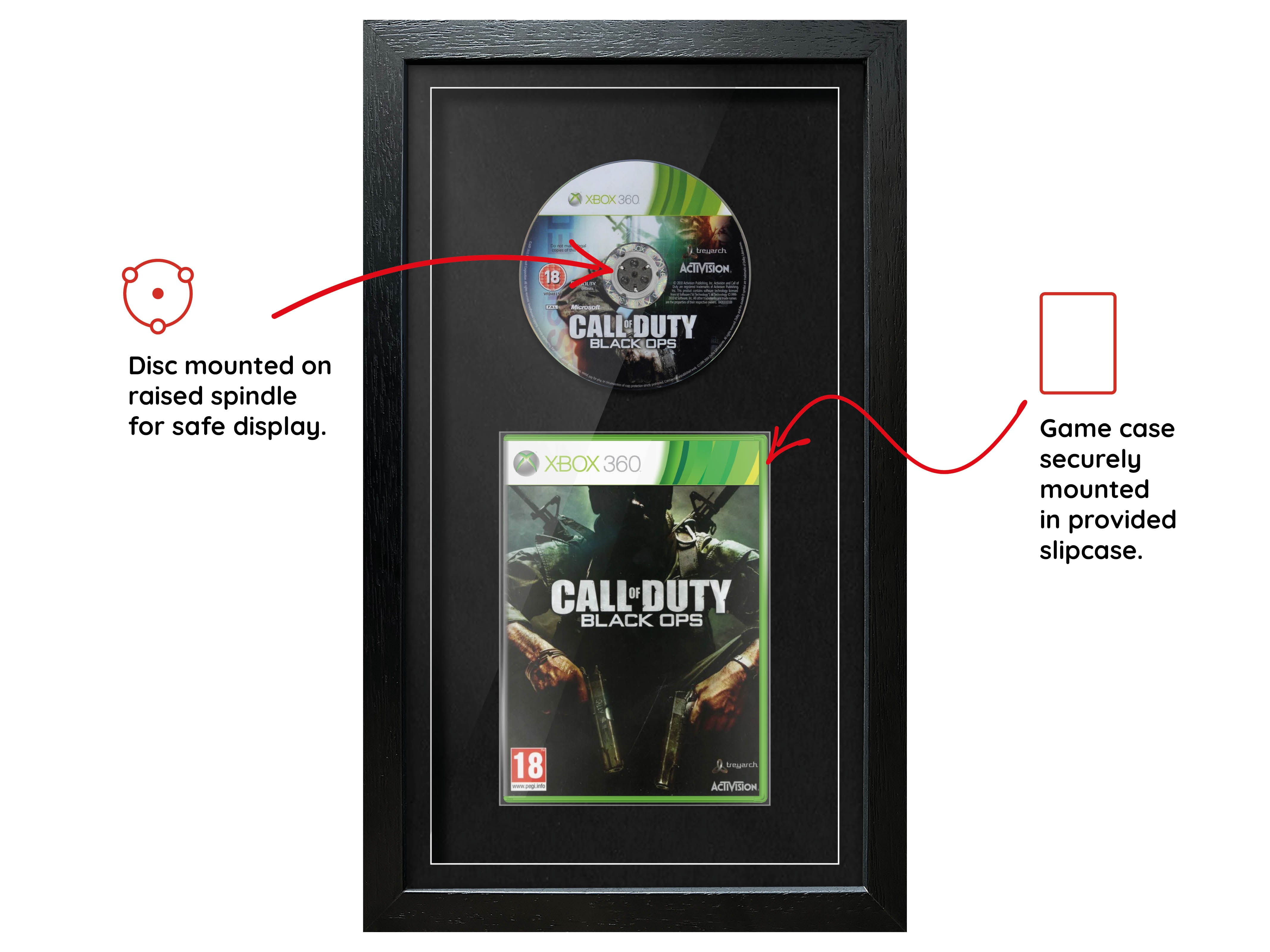 Call of Duty: Black Ops (Xbox 360) Exhibition Range Framed Game - Frame-A-Game