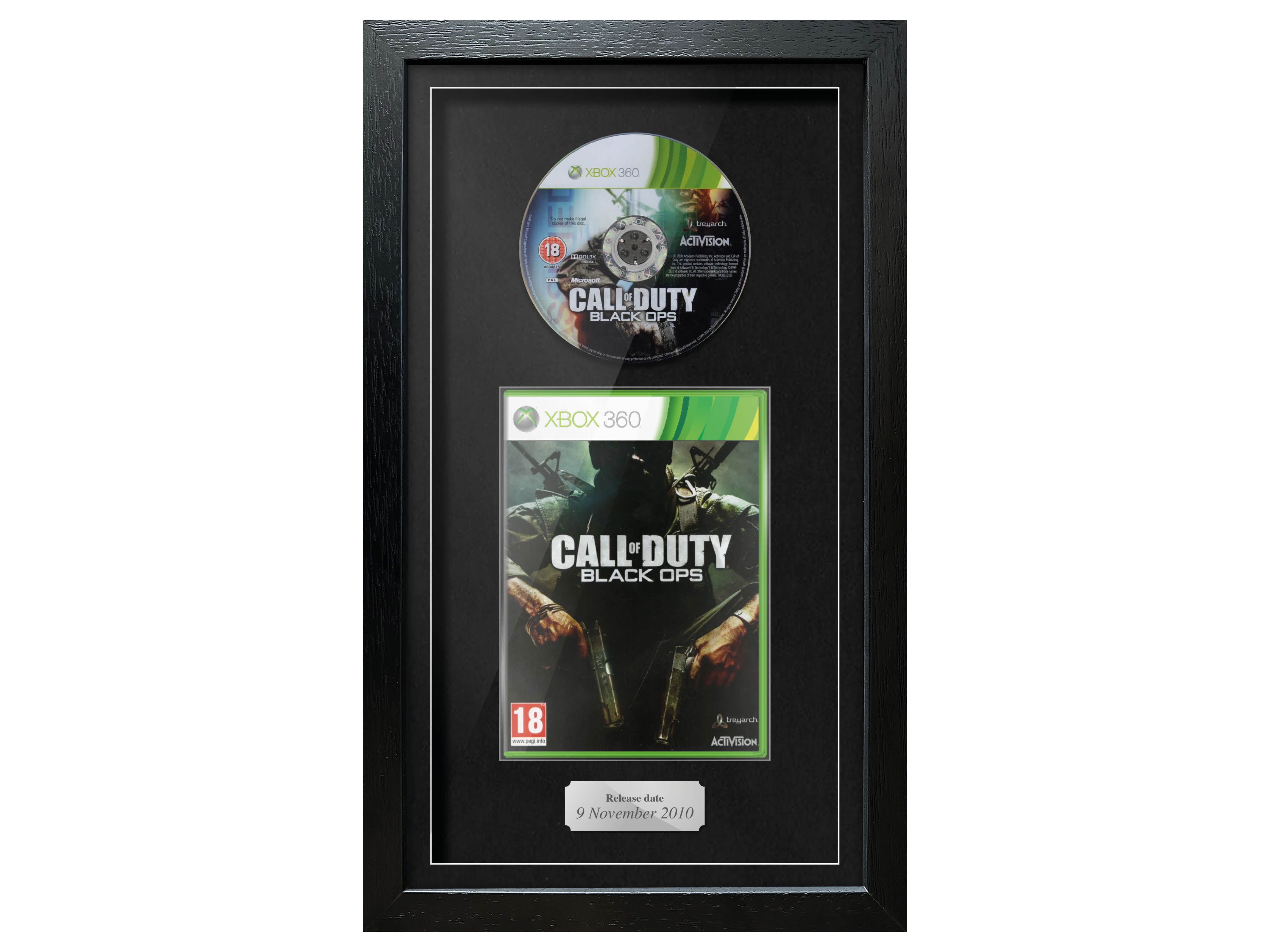Call of Duty: Black Ops (Xbox 360) Exhibition Range Framed Game - Frame-A-Game