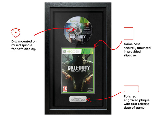 Call of Duty: Black Ops (Xbox 360) Exhibition Range Framed Game - Frame-A-Game