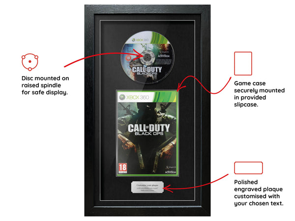 Call of Duty: Black Ops (Xbox 360) Exhibition Range Framed Game - Frame-A-Game