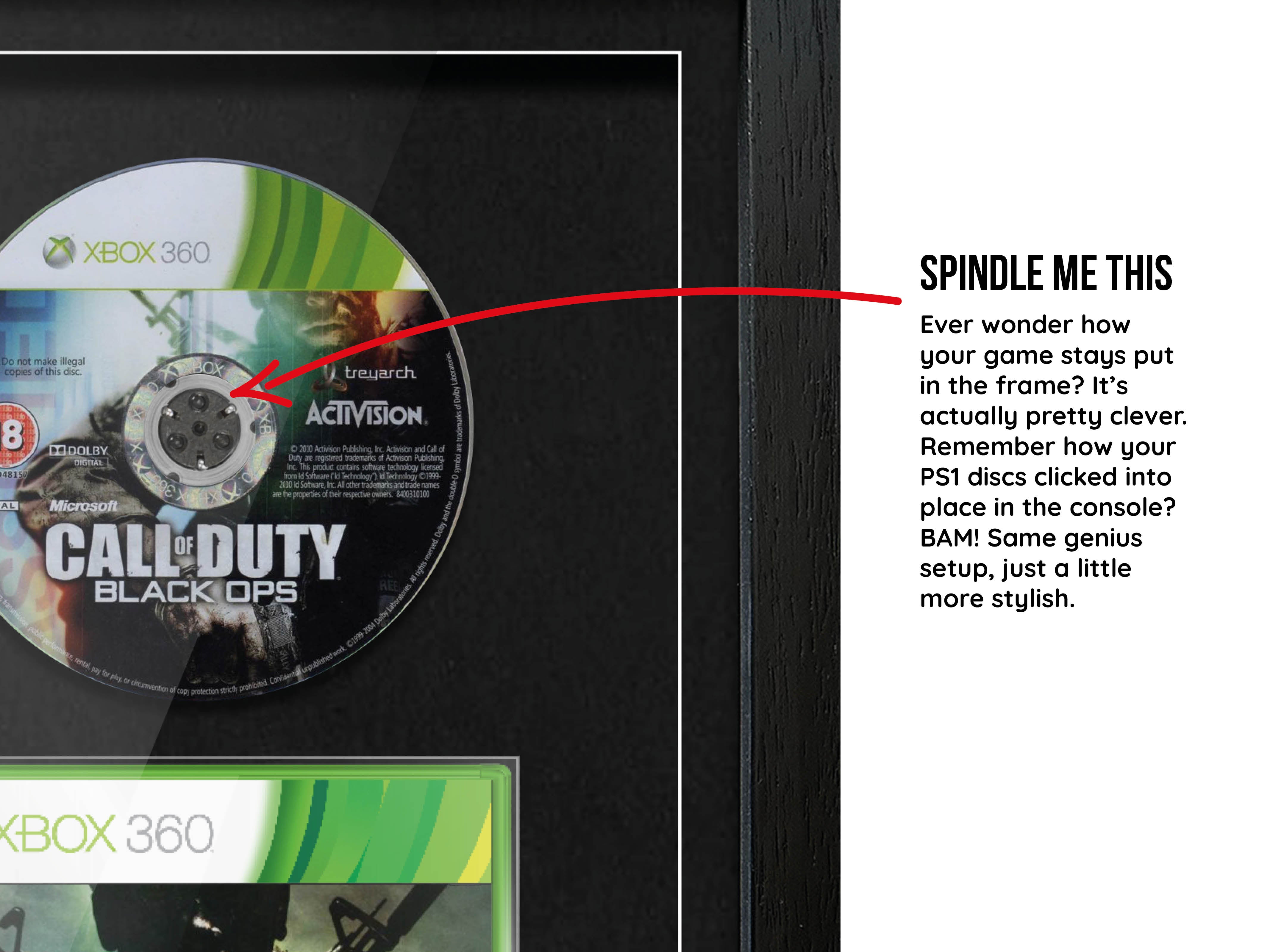 Call of Duty: Black Ops (Xbox 360) Exhibition Range Framed Game - Frame-A-Game