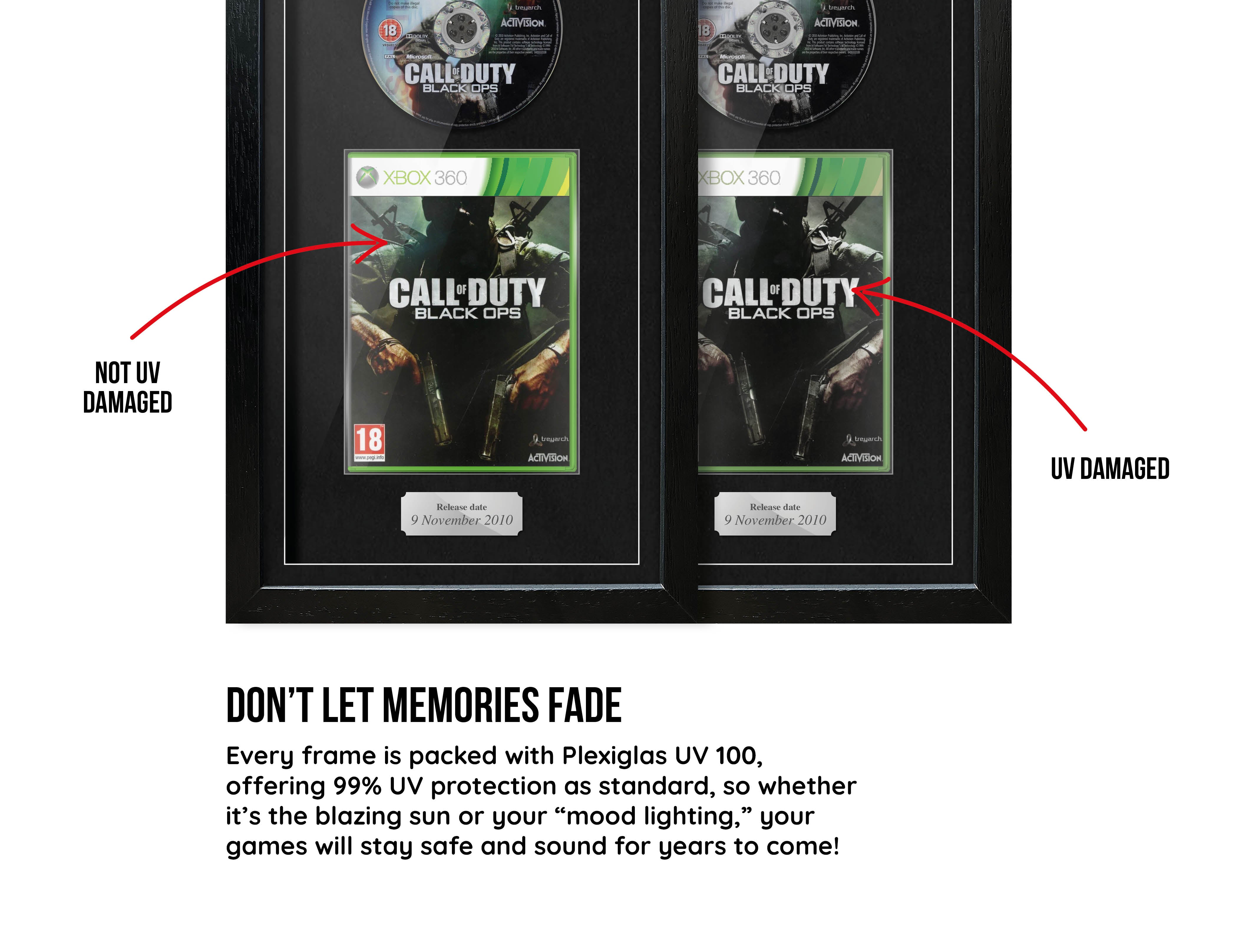 Call of Duty: Black Ops (Xbox 360) Exhibition Range Framed Game - Frame-A-Game